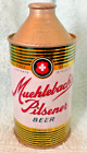 Stunning Muehleback Pilsener BEER - 12oz 1947 IRTP HP Cone - KC, Missouri