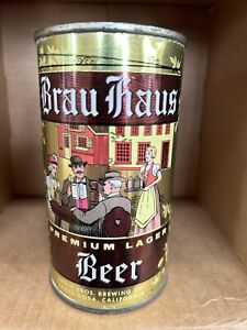 BRAU HAUS Lager Beer Flat top. USBC 41-5 Grace Bros. Brewing Santa Rosa Clean
