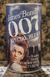 Vintage Original James Bond's 007 Special Blend Beer Can Empty 82-32 REAL