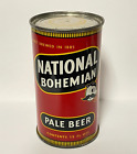 NATIONAL BOHEMIAN PALE BEER flat top 2 Faced can BALTIMORE Virginia Tax Lid B/O