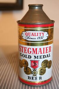 STEGMAIIER GOLD MEDAL BEER 12 oz. 1950's HP cone top- Wilkes-Barre, Pennsylvania