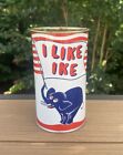 Ballantine “I Like Ike”  Beer Can - RARE - Eisenhower c.1952 - NOS - NO RESERVE