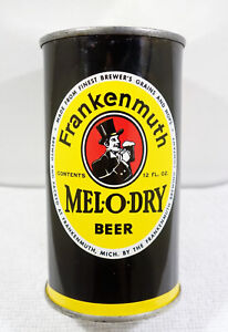Frankenmuth Mel-O-Dry Flat Top Beer Can Tough Continental Can Variation!