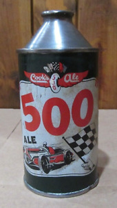 1950's Cook's 500 Ale 12oz Cone Top Beer Can Tough Find