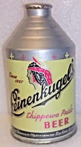 Leinenkugel Beer Cone Top Crowntainer noIRTP Chippewa Falls WI 196-28 On Grade!