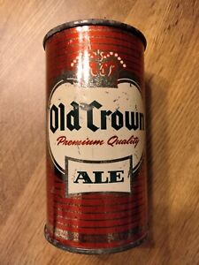 Old Crown Ale flat top beer can