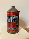 National Bohemian Cone Top Beer Can Quart Size