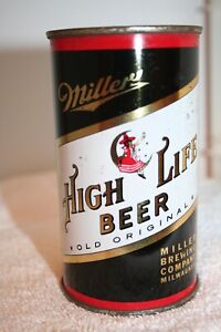 Miller HIGH LIFE BEER 12 oz. 1950's flat top - Milwaukee, Wisconsin