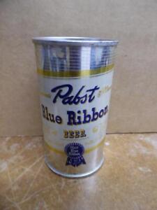 1940s Pabst Blue Ribbon Beer Flat Top Beer Can IRTP Vintage Peoria Heights VG+
