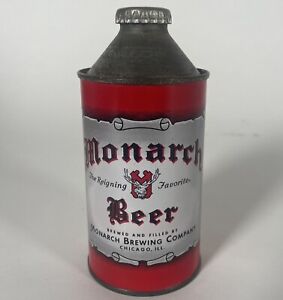 Monarch Beer Reigning Favorite Cone Top Chicago Illinois- Restored