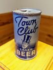 RARE Town Club O/I Flat Top Beer Can - Interstate Brewing - $1000+ Book Value!