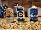 Kessler Cone Top Beer Can, Prior Lager Flat Top Beer Can, Falstaff Beer Cup