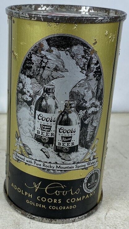 Vintage 1930's Flat Top Coors Golden Beer Golden, CO IRTP