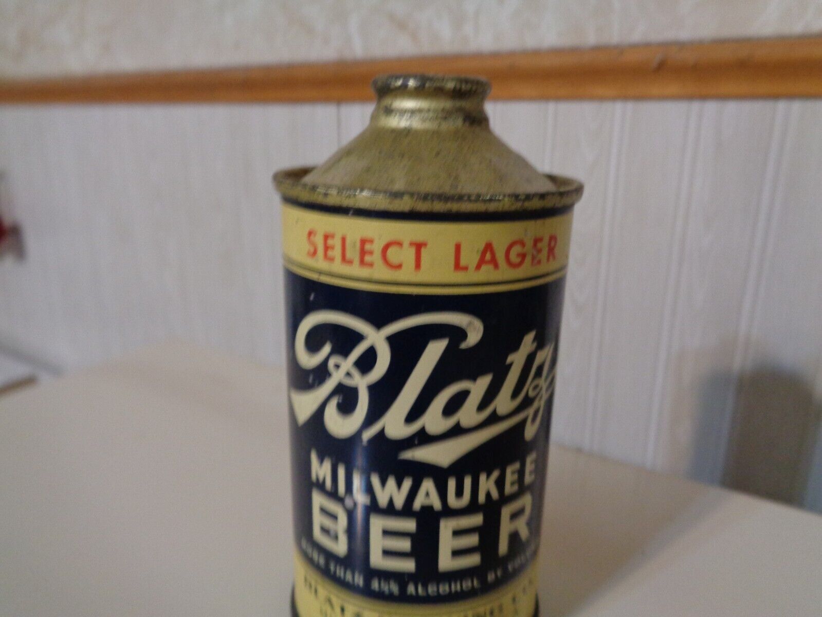 Rare Blatz Cone Top Beer Can Old Blatz Brewing Co Milwaukee Wi Select Lager Rare