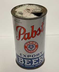 PABST EXPORT BEER FLAT TOP CAN MILWAUKEE Opening Instructions PATENT PENDING OI