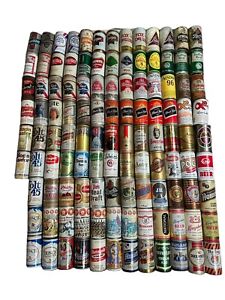 114 Vintage 1970's Beer Can Collection Various Styles Condition