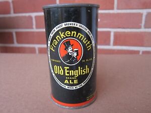 Frankenmuth Old English Ale  Flat Top Beer Can Empty Michigan