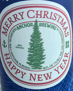 2023 Anchor (Steam) Christmas Ale Ltd. Edition 16 oz SHORT-RUN Beer Can (bottle)