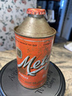 Metz Jubilee BEER Vintage 1940s 12 oz Cone TOP Can Nebraska IRTP Tax Since 1864