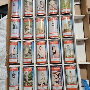 Tennents girls 20 EMPTY beer cans complete set Vicky Angela Pat Susan Linda