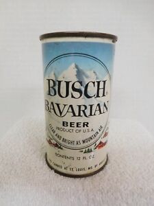 Busch Bavarian (The First) Steel Flat Top Beer Can - Kansas Tax Paid Vanity Top