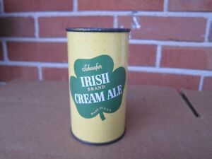 Schaefer Irish Cream Ale Label Flat Top Beer Can Empty Albany NY
