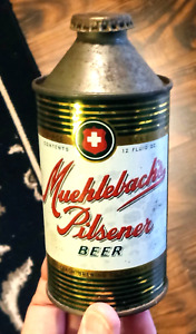 Rare 1940's MUEHLEBACH'S Pilsner BEER 12 oz CONE TOP CAN...Kansas City