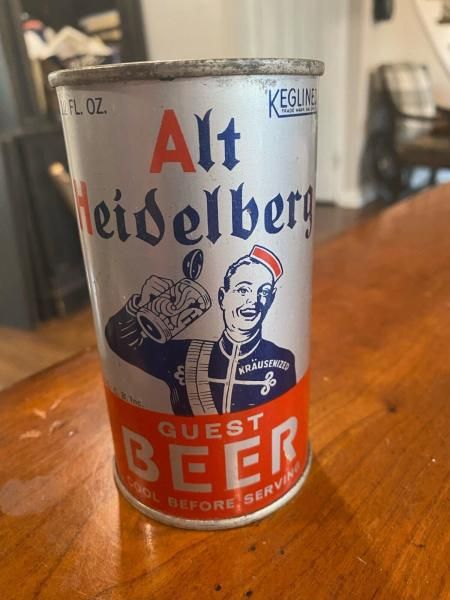 Minty ALT HEIDELBERG Flat Top IRTP Beer Can  Columbia Breweries Tacoma, Wash.