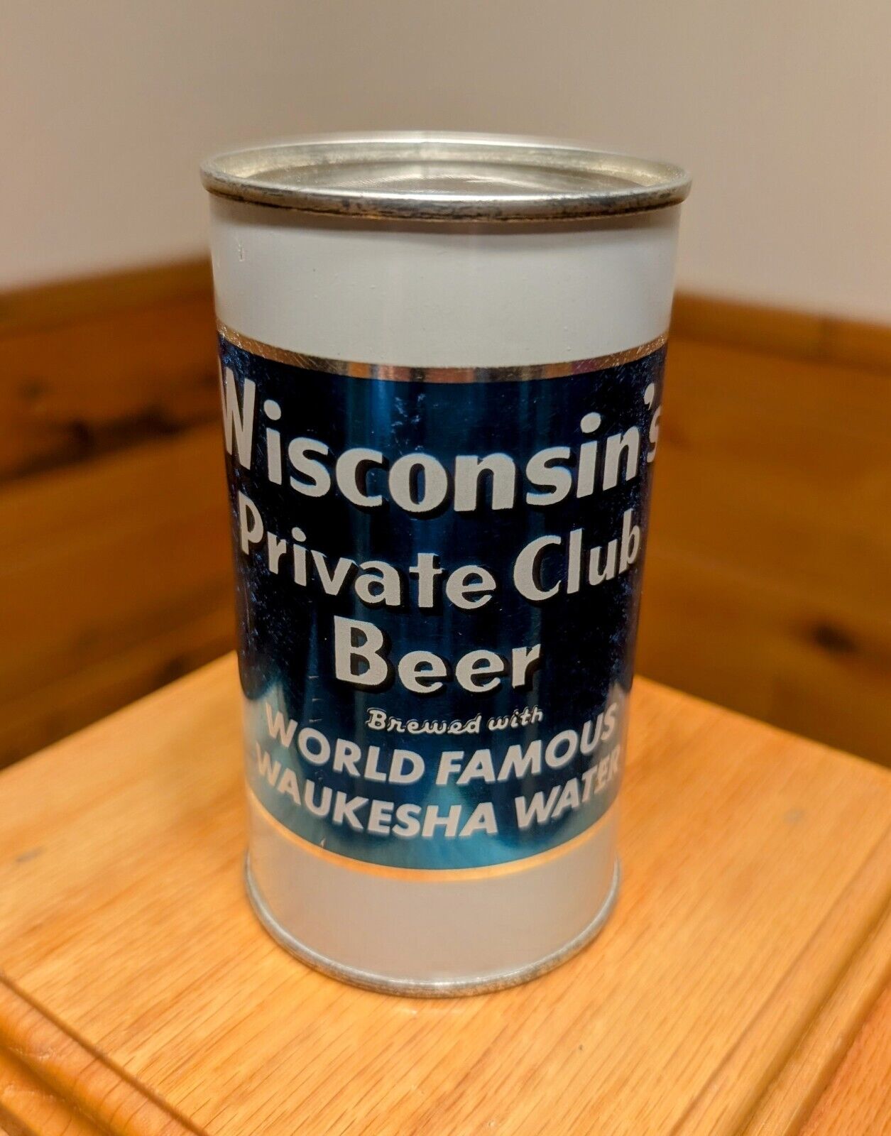 Wisconsin's Private Club Flat Top Beer Can - Fox Head - Minty & Nice!!!