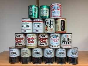 18 Different Small Beer Cans