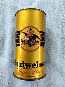 Budweiser flat top beer can