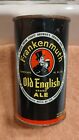 indoor 1950s Frankenmuth Old English ALE, Flat top beer can, Michigan