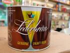 New Listing1930s LEDERBRAU GENUINE DRAFT BEER 1/2 GALLON CAN-4 3/4"-CHICAGO ILLINOIS-NICE!!