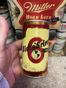Sicks Select Flat Top Beer Can OI Withdrawn Free Sicks Brewing Co Salem OR Rare