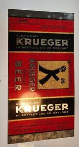 krueger beer can Full Quart Unrolled Sheet