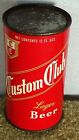 *OLD* Custom Club Lager flat top beer can