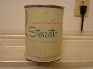 8 OZ. STORZ-ETTE 1953 FLAT TOP BEER CAN VANITY TOP ORIG. BEER 4 WOMEN BEERETTE