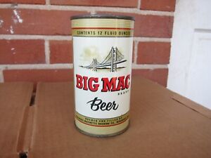 Big Mac Flat Top Beer Can Empty Menominee Michigan