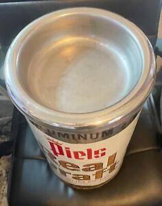 RARE  PIELS BEER Floor Ashtray Tobacciana Aluminum Can 19" Breweriana CLEAN
