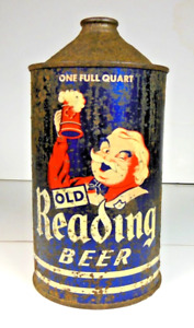 OLD READING BEER *QUART* CONE TOP - OLD READING BREWERY - READING, PENNSYLVANIA