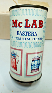 Mc Lab Eastern  flat top beer can , Atlas Brewing  Chicago Ill   Empty  can