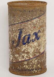 1950 RARE JAX PREMIUM JACKSONVILLE, FLORIDA FLAT TOP BLUE-GOLD BEER CAN RED BIRD