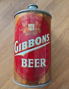 Gibbons Quart Can Cone Top Beer Can