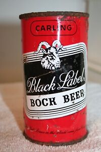 Black Label BOCK BEER 12 oz. 1959 NMT3.2% flat top - Cleveland, Ohio