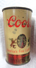 Coors Beer Steel Can Bottom Opened Utah Tax No. 6 Logo Internal Revenue Tax Pd
