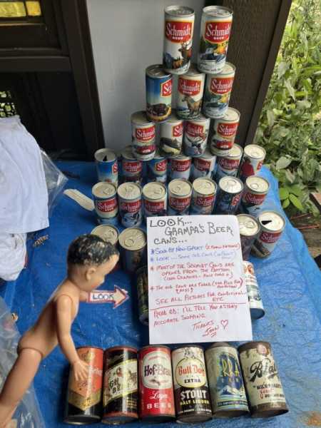 Vintage Rare Cone Top Sierra + Collection Beer Can Cans Schmidt Iron City ++ Lot