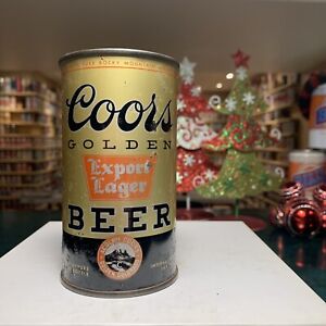 Coors Golden Double Aged Flat Top Beer Can 12oz 57-15 Adolf Coors Golden CO