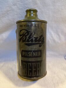 Blatz Pilsener Beer Cone Top Beer Can OD/WF