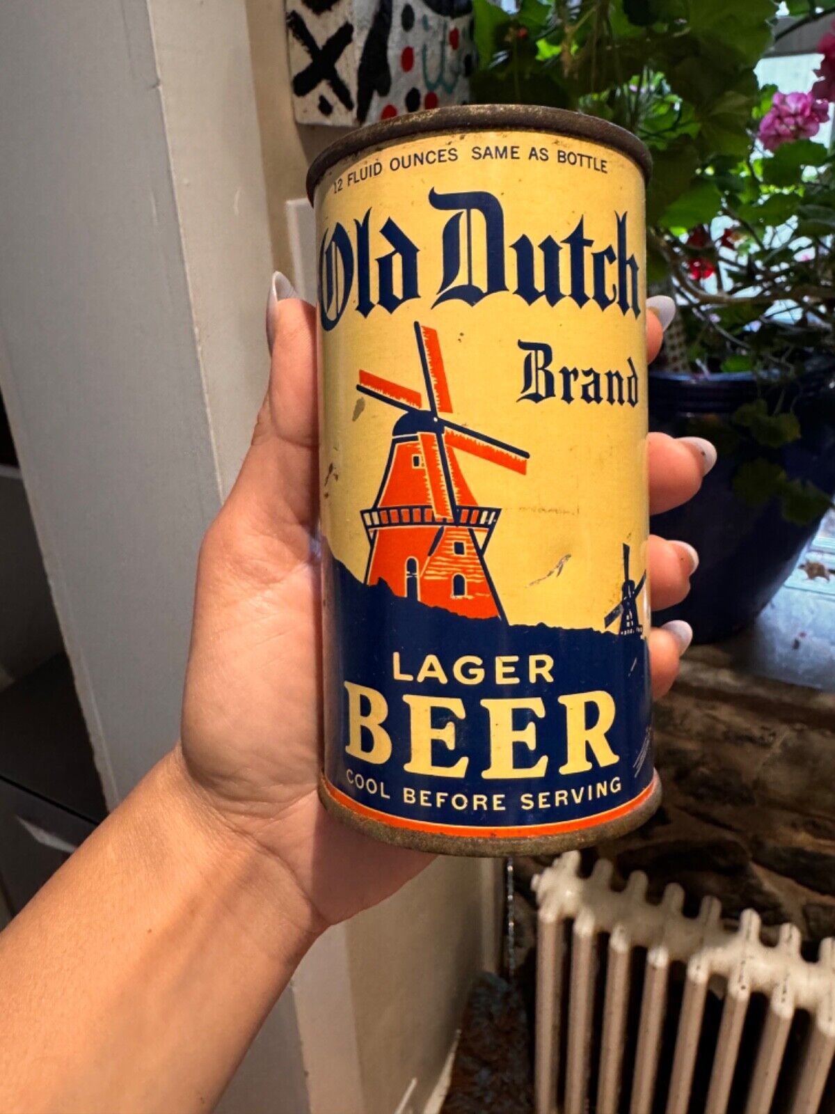 Rare vintage Old Dutch brand lager beer