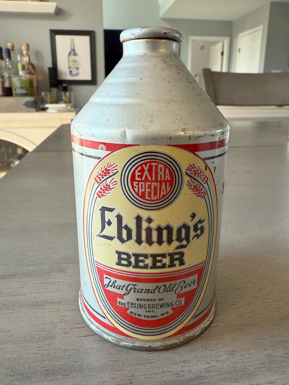 Ebling's Extra Special Cone Top Beer Can - Good Condition